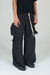 DOUBLE CARGO PANT black - comprar online