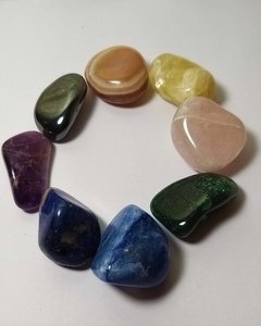 Kit pedras chakras - M - 8 pedras - 100g - comprar online