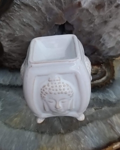 Imagem do Aromatizador rechaud de cerâmica - Budha branco