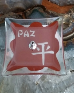 Incensário de vidro decorado - 12 opções - Orgonites e loja de artigos esotéricos