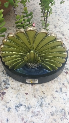 Orgonite pavão 10cm com orgonite, olho de tigre e - comprar online