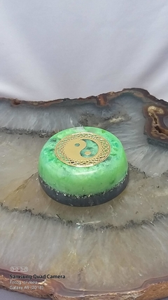 Orgonite portátil da saúde e bem-estar - 6cm - Yin/Yang