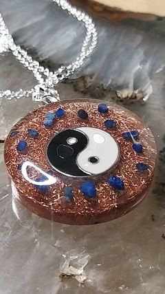 Orgonite pingente Yin/Yang - intuição superior