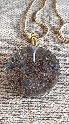 Orgonite pingente mandala 3,5cm - ativação da glândula pineal - loja online