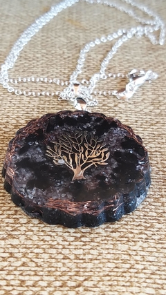Orgonite pingente árvore da vida - proteção - 3,5cm - Orgonites e loja de artigos esotéricos