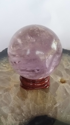 Esfera de ametista 5cm com suporte - 170g - espiritualidade - Orgonites e loja de artigos esotéricos