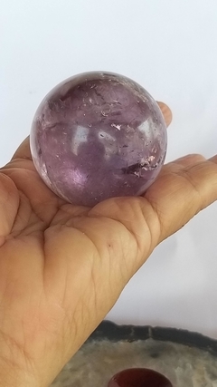 Imagem do Esfera de ametista 5cm com suporte - 170g - espiritualidade