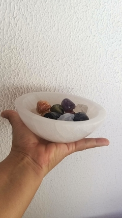 Tigela bowl de selenita 14cm - 740g na internet