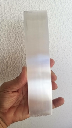 Barra régua de selenita natural polida 20cm na internet