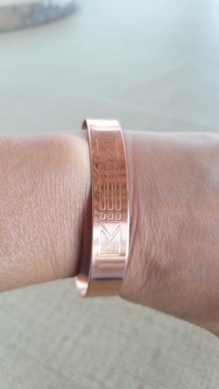 Pulseira de cobre luxor radiestesia e radiônica - P - comprar online