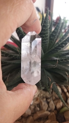 Cristal de quartzo biterminado 5,6cm - 36g