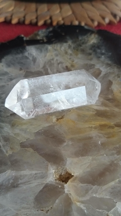 Cristal de quartzo biterminado 5,6cm - 36g - Orgonites e loja de artigos esotéricos
