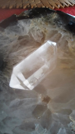 Cristal de quartzo biterminado 5,7cm - 38g na internet
