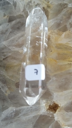 Cristal de quartzo biterminado 6,2cm - 24g na internet
