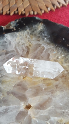 Cristal de quartzo biterminado 6,8cm - 37g - comprar online