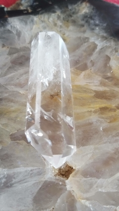 Cristal de quartzo biterminado 6,8cm - 37g na internet