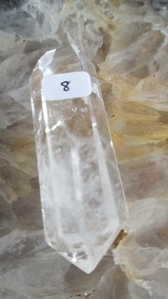 Cristal de quartzo biterminado 6,8cm - 37g - Orgonites e loja de artigos esotéricos
