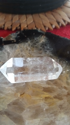 Cristal de quartzo biterminado 40g, 6,4cm na internet