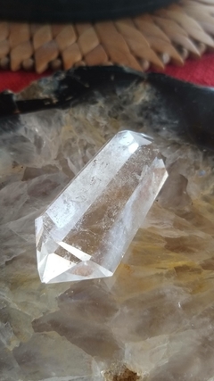 Cristal de quartzo biterminado 40g, 6,4cm - Orgonites e loja de artigos esotéricos