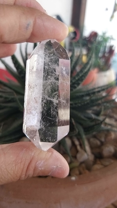 Cristal de quartzo biterminado 40g, 6,4cm