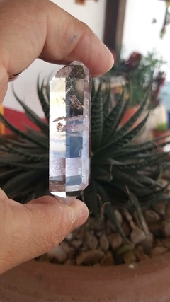Cristal de quartzo biterminado extra limpo 35g, 6,5cm - comprar online