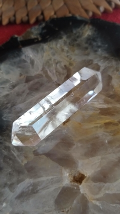 Cristal de quartzo biterminado extra limpo 35g, 6,5cm - Orgonites e loja de artigos esotéricos