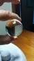 Bola de cristal artificial 39mm e suporte de acrílico na internet