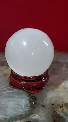 Esfera de selenita 3,5cm - 50g - purificação