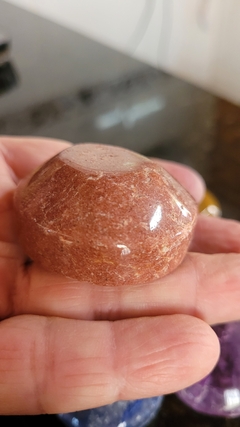 Imagem do Kit pedras Lapidadas dos chacras , tamanho G fundo copo americano - Kundalini Stone