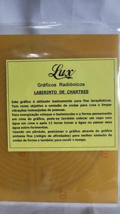 Gráfico radiestésico de cobre labirinto de Chartres 15x15 - Orgonites e loja de artigos esotéricos