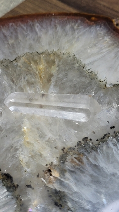 Cristal de quartzo biterminado 12g - 5,1cm - Orgonites e loja de artigos esotéricos