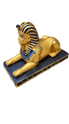 Esfinge de Gizé Dourada 15cm - Mistério e significado em uma escultura - comprar online