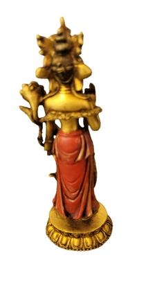 Estatueta deusa hindu Tara, resina 14,5cm - Orgonites e loja de artigos esotéricos