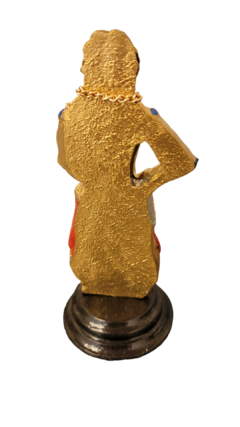 Cigana dourada de resina 14cm na internet