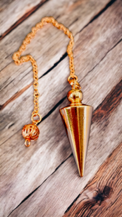Pêndulo de metal com testemunho 4cm - rose gold - comprar online