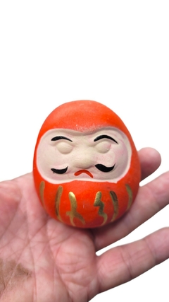 Boneco Daruma Omiyague Buda Sorte Amuleto 6,0 Cm