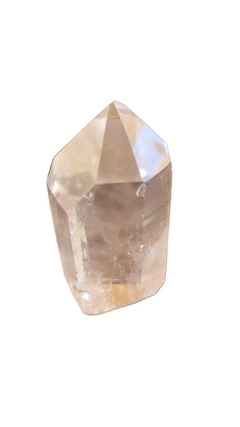 Ponta cristal de quartzo gerador 5,4cm -63g- com arco-íris - comprar online