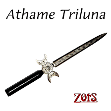 Athame punhal triluna com árvore da vida - 23cm - comprar online