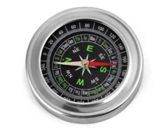 Bússola Metal Compass Profissional 7,5cm