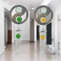 Catalisador de Energias 33cm Yin/Yang - Bola verde ou Âmbar - comprar online