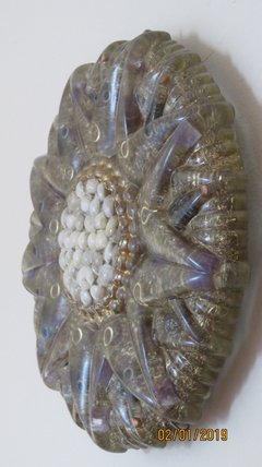 Imagem do Orgonite mandala flor 23,5cm - prosperidade e alta frequência
