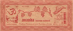 Incenso Ananda Natural- instituto ananda 9 bastões - comprar online