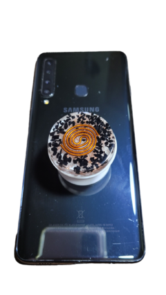 Orgonite popsocket suporte celular com turmalina negra e espiral SBb - comprar online