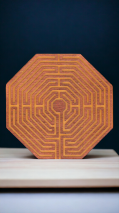 Gráfico radiestésico de cobre Labirinto D'Amiens 15x15 - comprar online