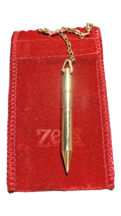 Pêndulo agulha dourado - liga de cobre - Orgonites e loja de artigos esotéricos