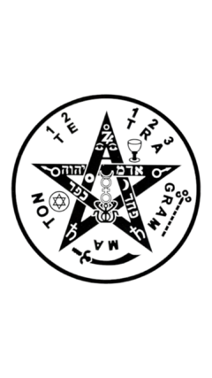 Gráfico Tetragramma ton Zots em PVC 14cm