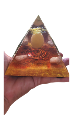 Pirâmide de Orgonite (9x10)cm - Autoestima e Alegria de Viver na internet