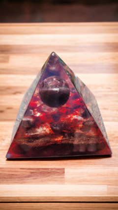 Kit personalizado de pirâmides de orgonite - 3 peças