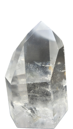 Ponta cristal de quartzo gerador com arco-íris -8cm- 236g - Orgonites e loja de artigos esotéricos