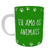 Caneca Eu Amo os Animais Vegan - comprar online